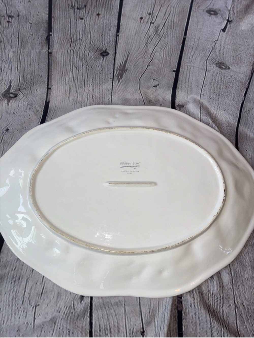 Nature By Tabletops Unlimited Large Pasta And Salad Platter 21 3/4” Oval Fruit - Picture 4 of 6